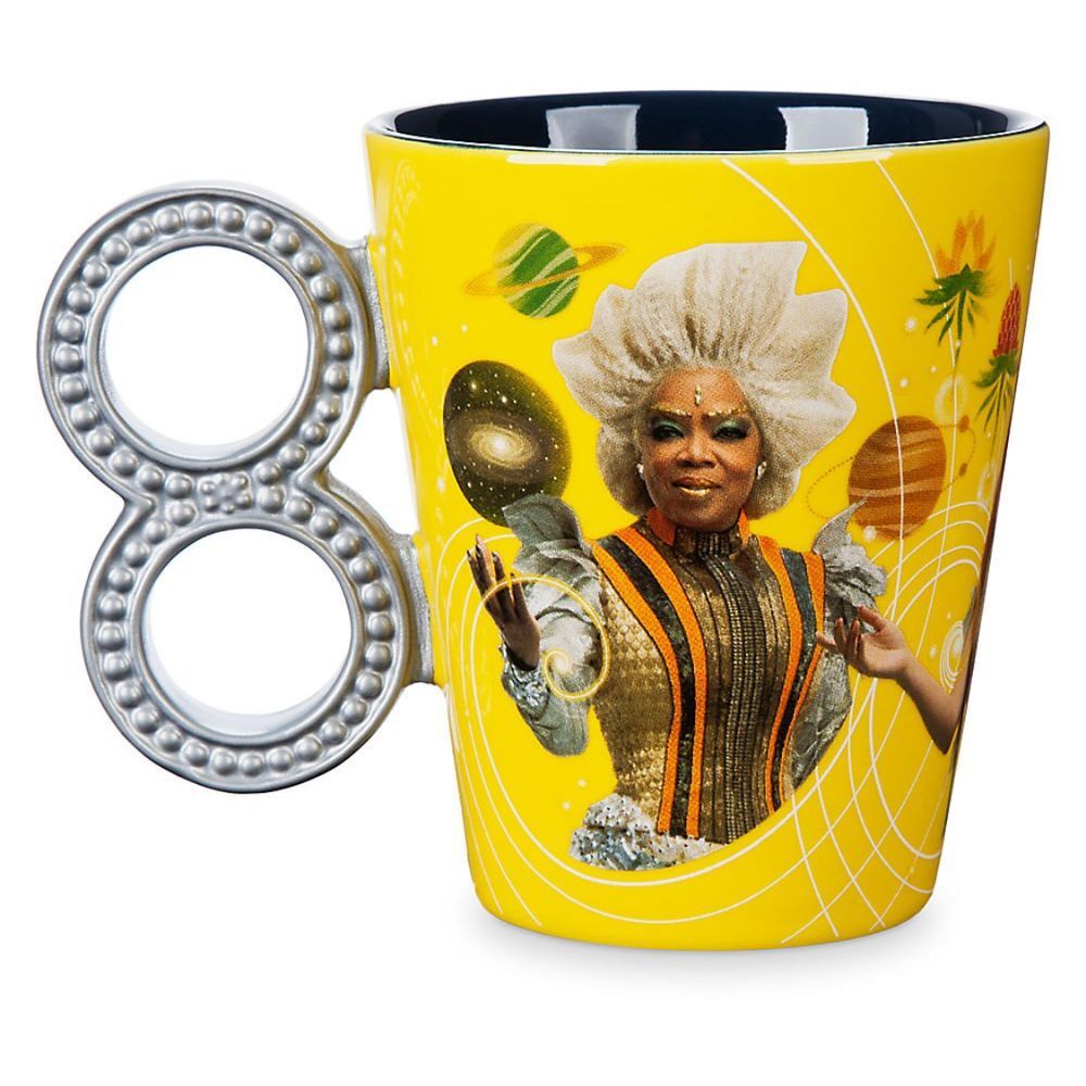 Disney A Wrinkle in Time Movie Ceramic Coffee Mug Yellow Space Theme Collectible